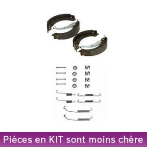 Kit mâchoires de frein + accessoires – Peugeot 306